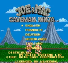 Image n° 4 - screenshots  : Joe & Mac - Caveman Ninja